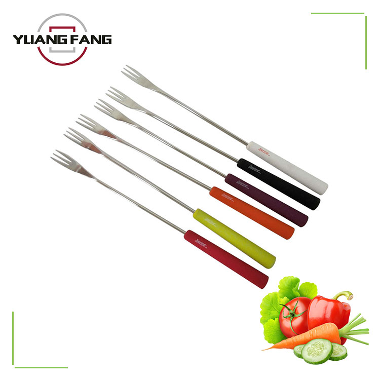 Cheese Chocolate Fondue Cheese Fork With Colorful Handle