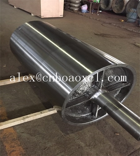 316L sink roll with tungsten