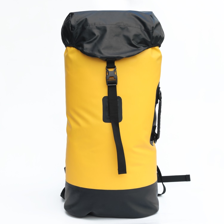 45L Large Waterproof Tarpaulin Dry Bag Backpack With Cover