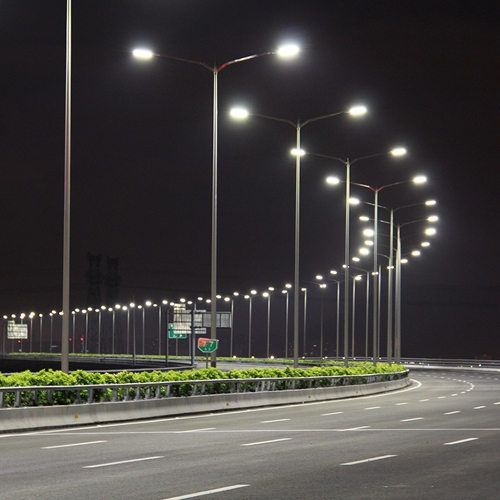 Solar street lamp installation error