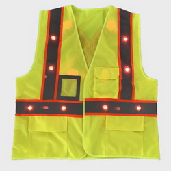 LED Working Safety Vest