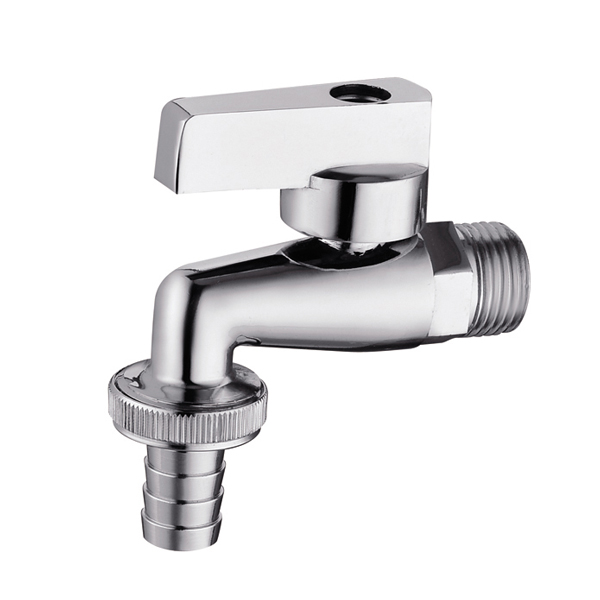 Ball Type Bib Tap Chrome Plated