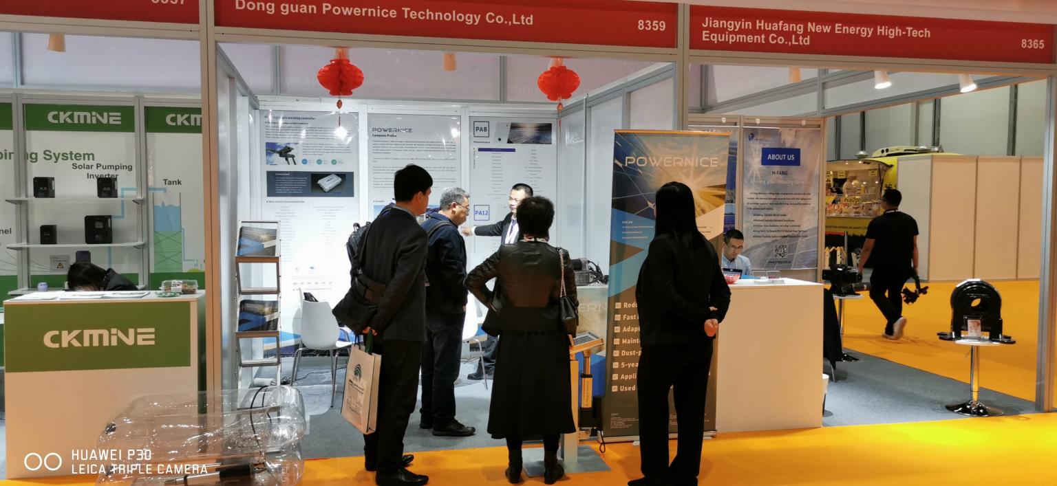 POWERNICE photovoltaic tracker participates in 2020 Abu Dhabi global solar exhibition