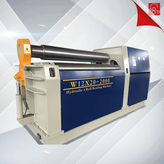 Full Hydraulic 4 Roll Plate Bending Machine