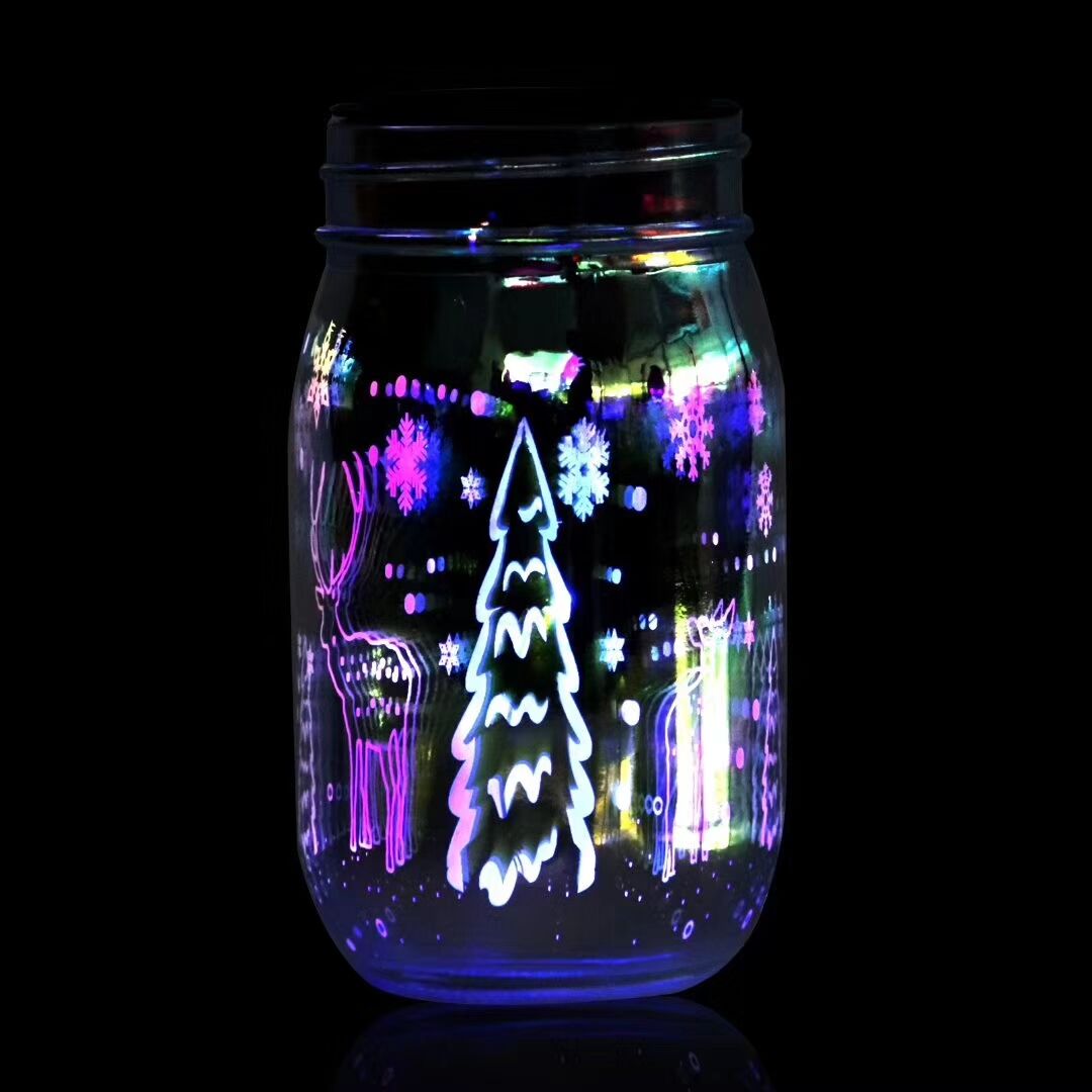 New products--solar mason jar light for Christmas